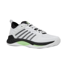 KSwiss buty tenisowe Hypercourt Supreme 2 Clay/Sandplatz 2025 białe/czarne/zielone męskie